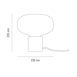 Karl-Johan Tischleuchte Marmor