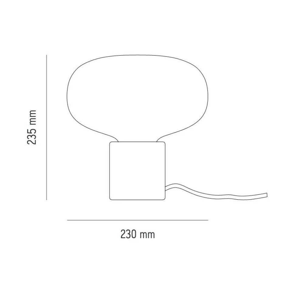 Karl-Johan Tischleuchte Marmor