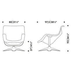 Karuselli Lounge Drehsessel