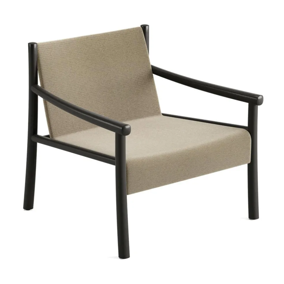 KATA Loungesessel Gestell Eiche Schwarz gebeizt