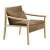 KATA Loungesessel inkl. Kissen Gestell Eiche