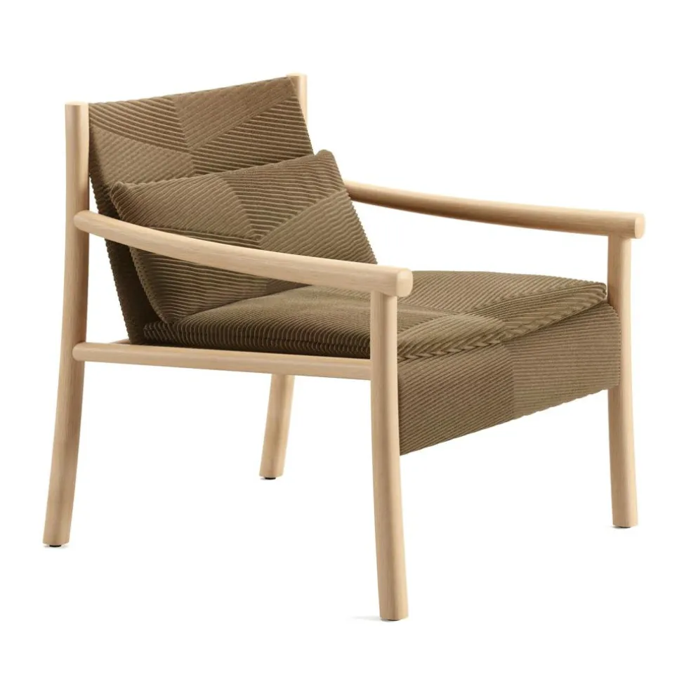 KATA Loungesessel inkl. Kissen Gestell Eiche