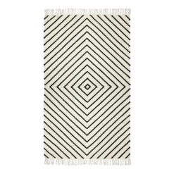 Kelim Wollteppich Rautenmuster