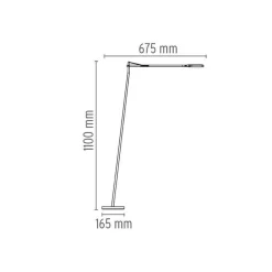 Kelvin LED F Stehleuchte