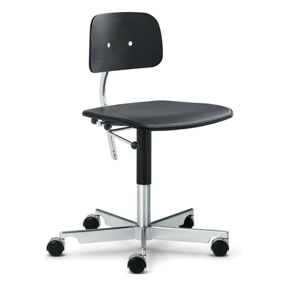 Kevi 2533 Bürostuhl mit Ledersitz