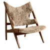 Knitting Lounge Chair Schaffell