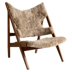 Knitting Lounge Chair Schaffell