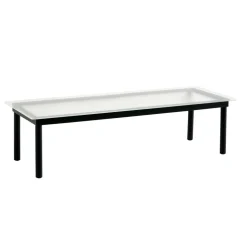 Kofi Couchtisch Gestell Eiche schwarz lackiert 140x50cm