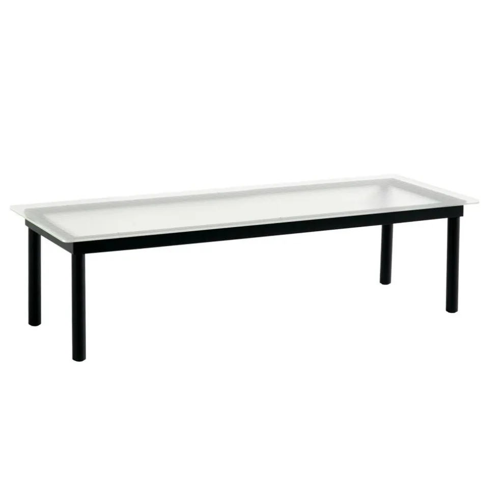 Kofi Couchtisch Gestell Eiche schwarz lackiert 140x50cm