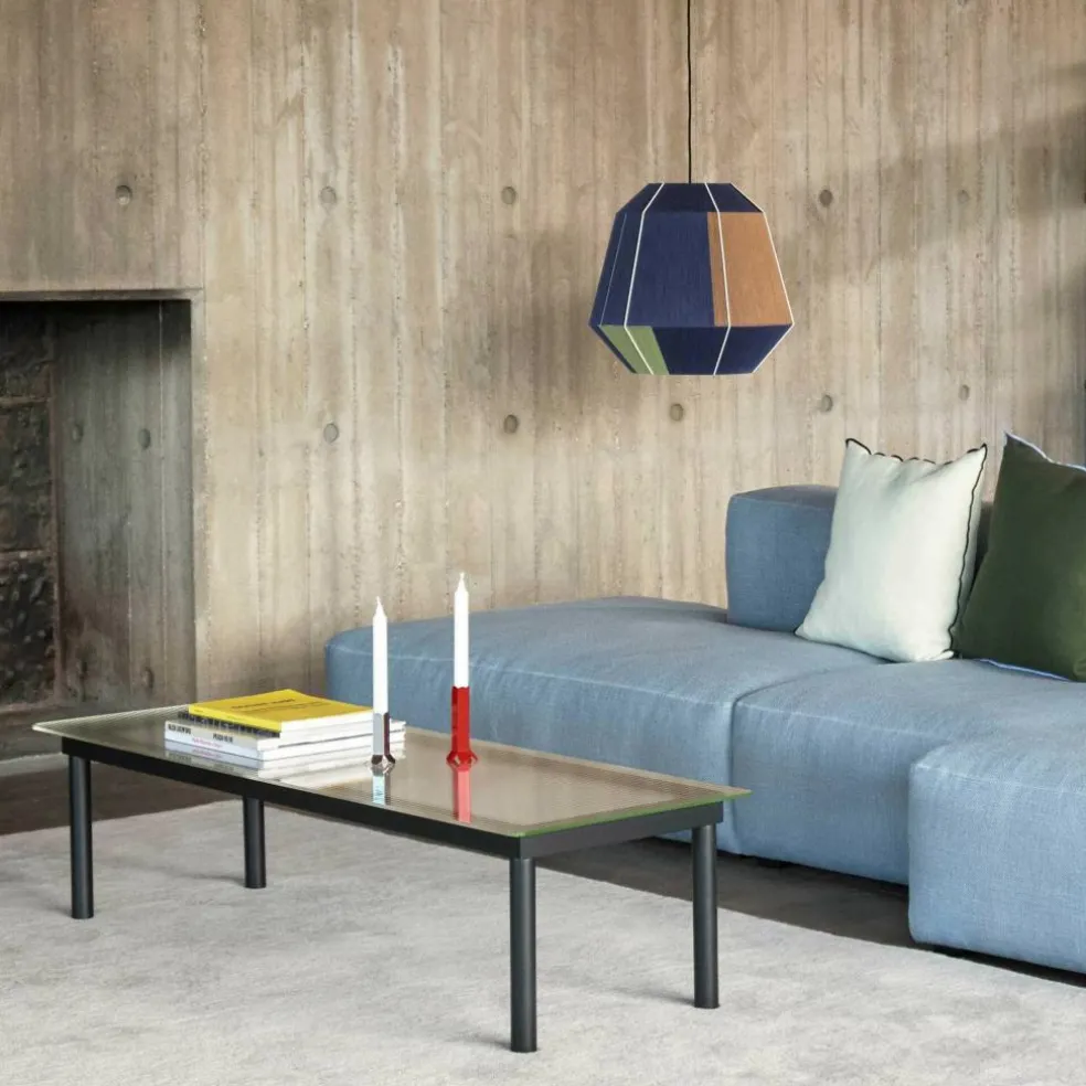 Kofi Couchtisch Gestell Eiche schwarz lackiert 140x50cm