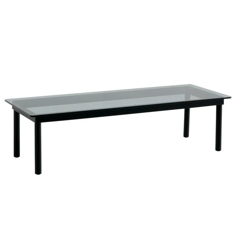 Kofi Couchtisch Gestell Eiche schwarz lackiert 140x50cm