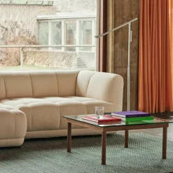 Kofi Couchtisch Nussbaum 80x80cm