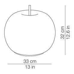 Kushi 33 Tischleuchte