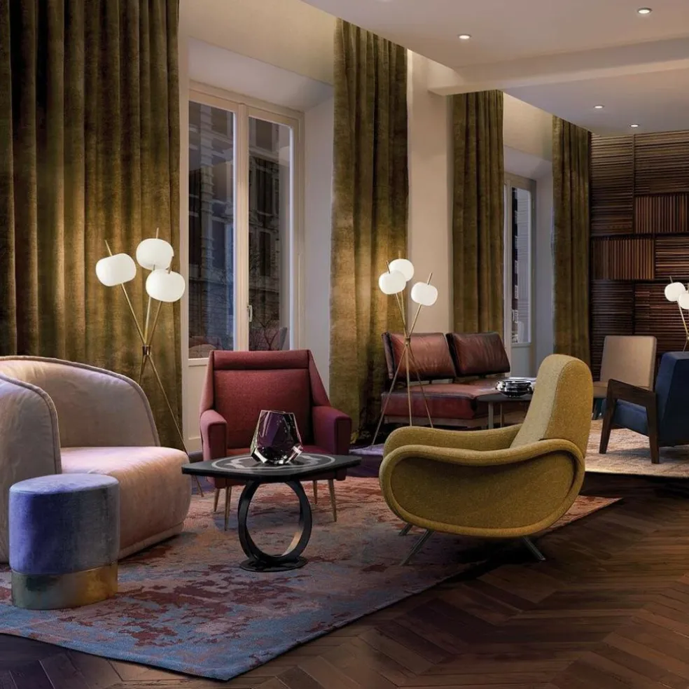 Kushi LED Stehleuchte H 140cm