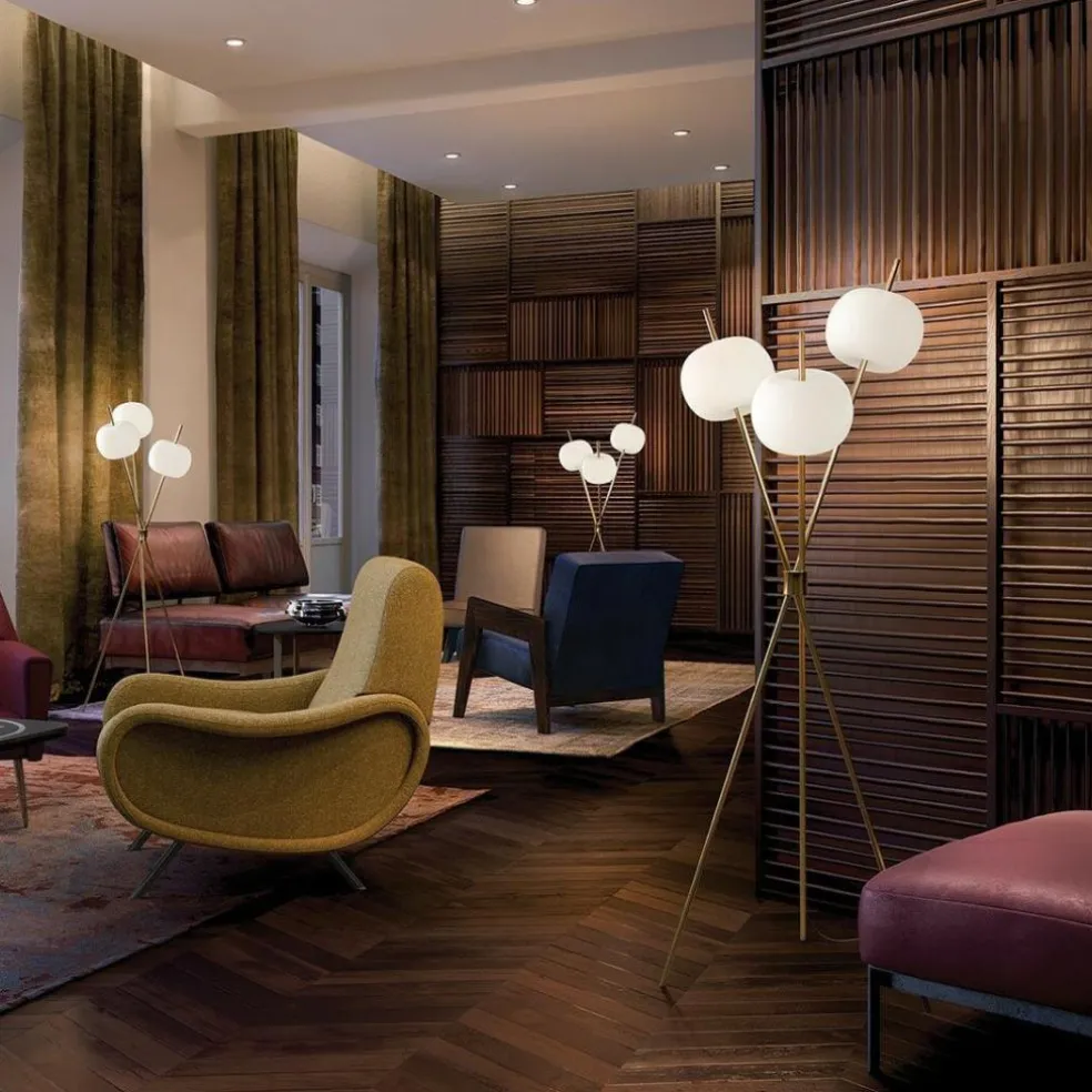 Kushi LED Stehleuchte H 140cm