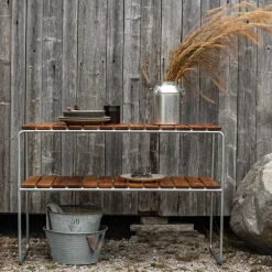 L105 Gartenbeistelltisch Teak