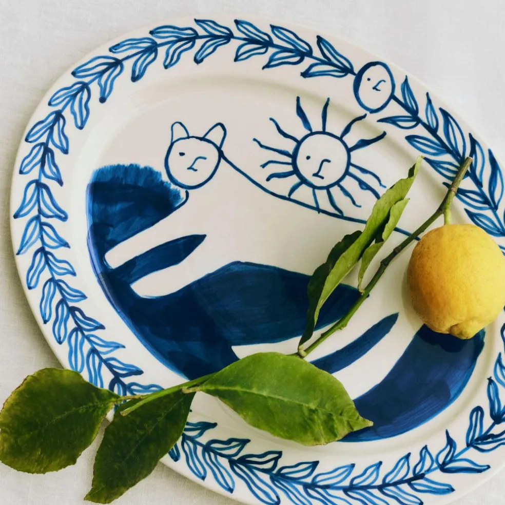 La Pittura Servierplatte oval