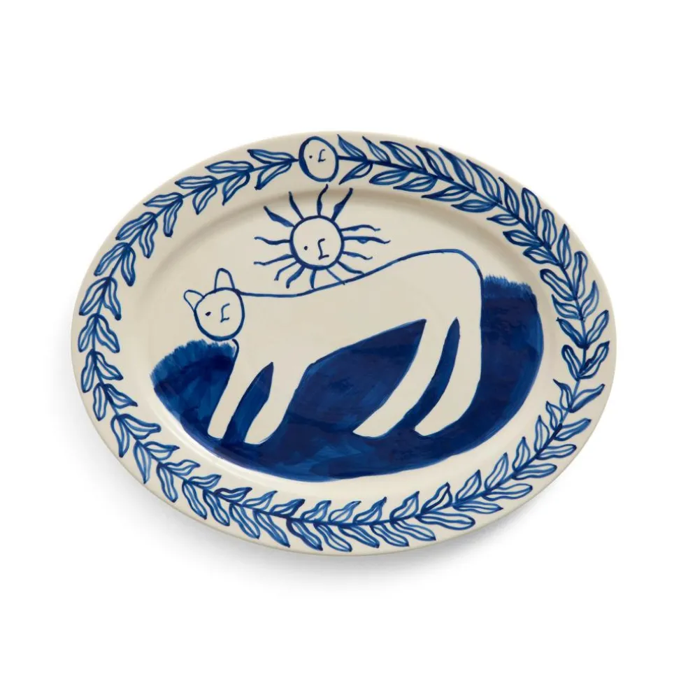 La Pittura Servierplatte oval