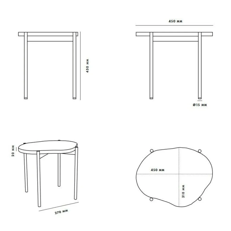 La Terra Beistelltisch S