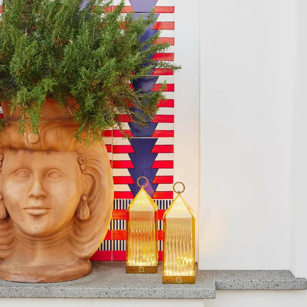 Lantern LED Tischleuchte mit Akku