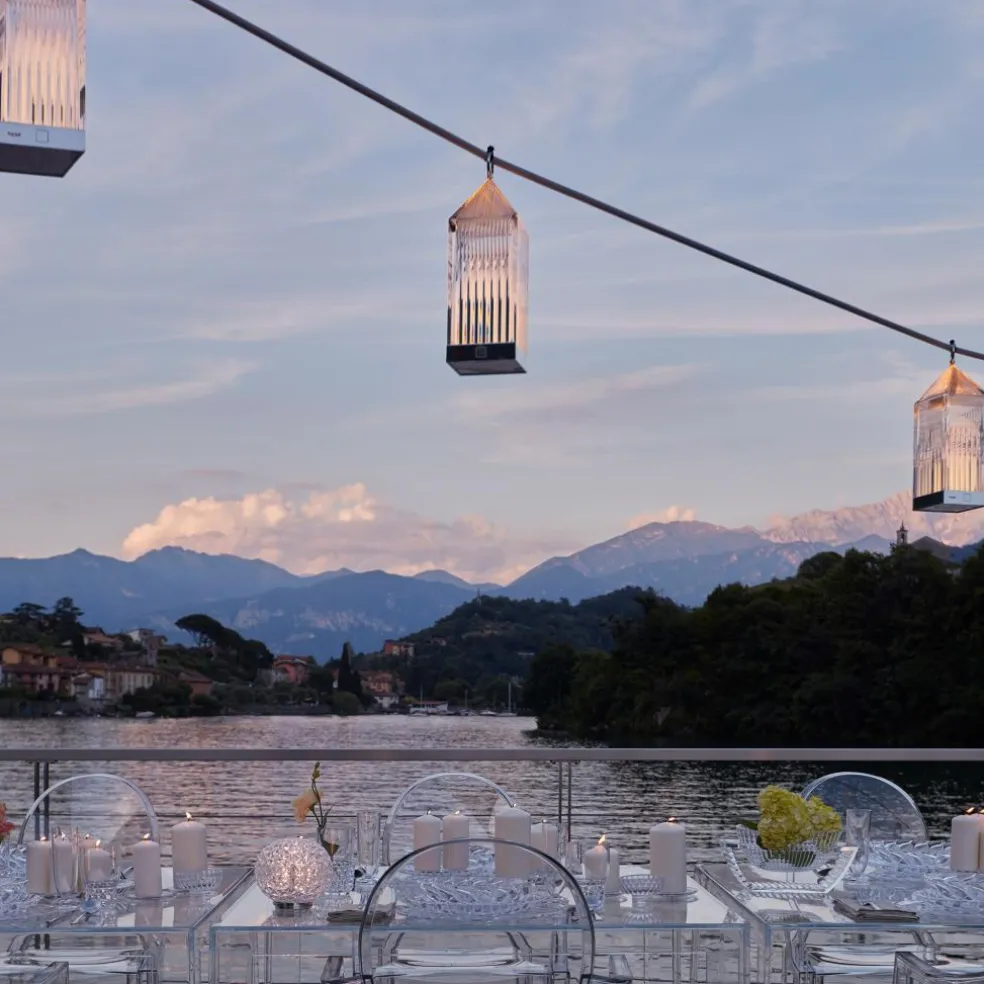 Lantern LED Tischleuchte mit Akku