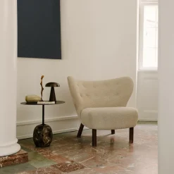 Lato LN9 Beistelltisch Platte Holz oval