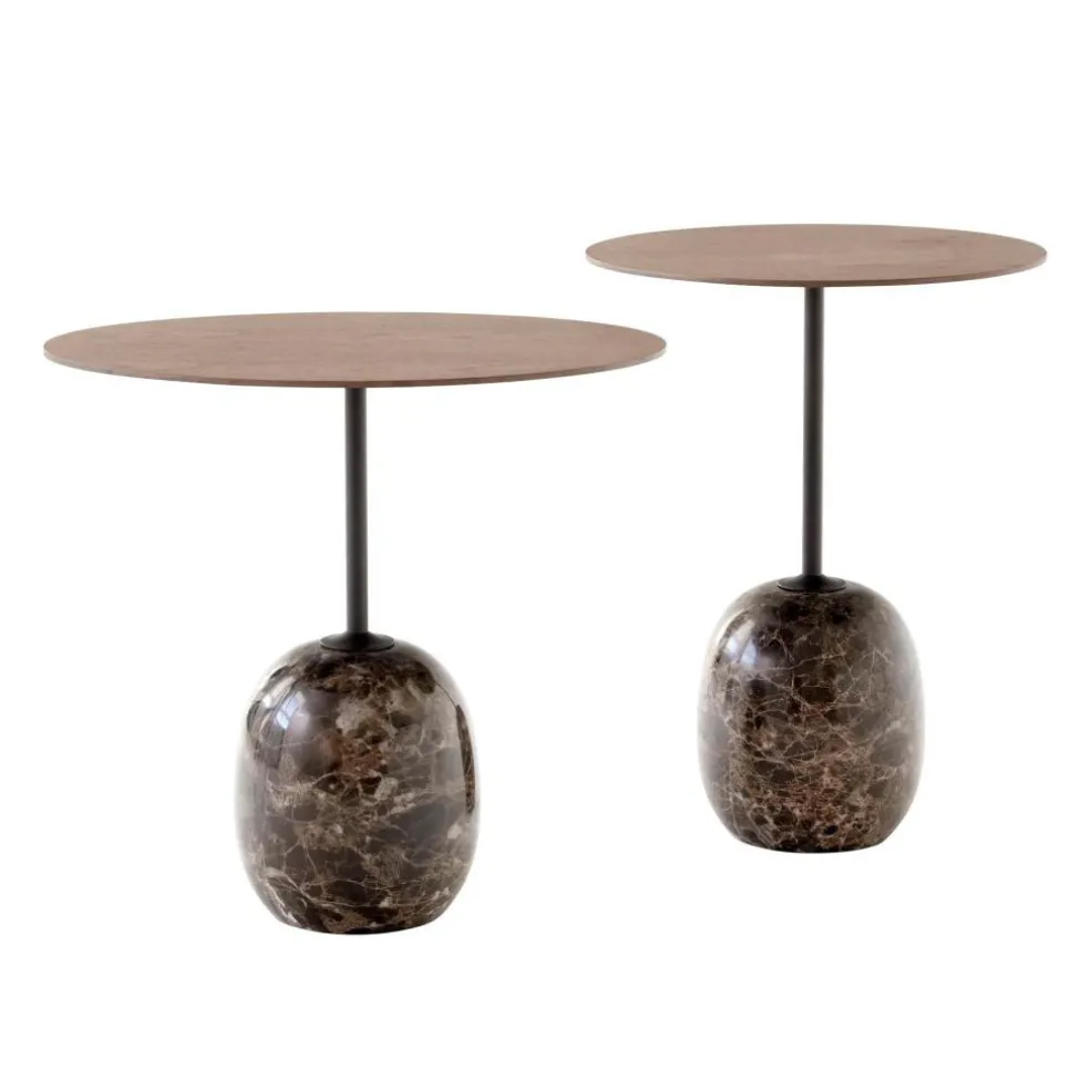 Lato LN9 Beistelltisch Platte Holz oval