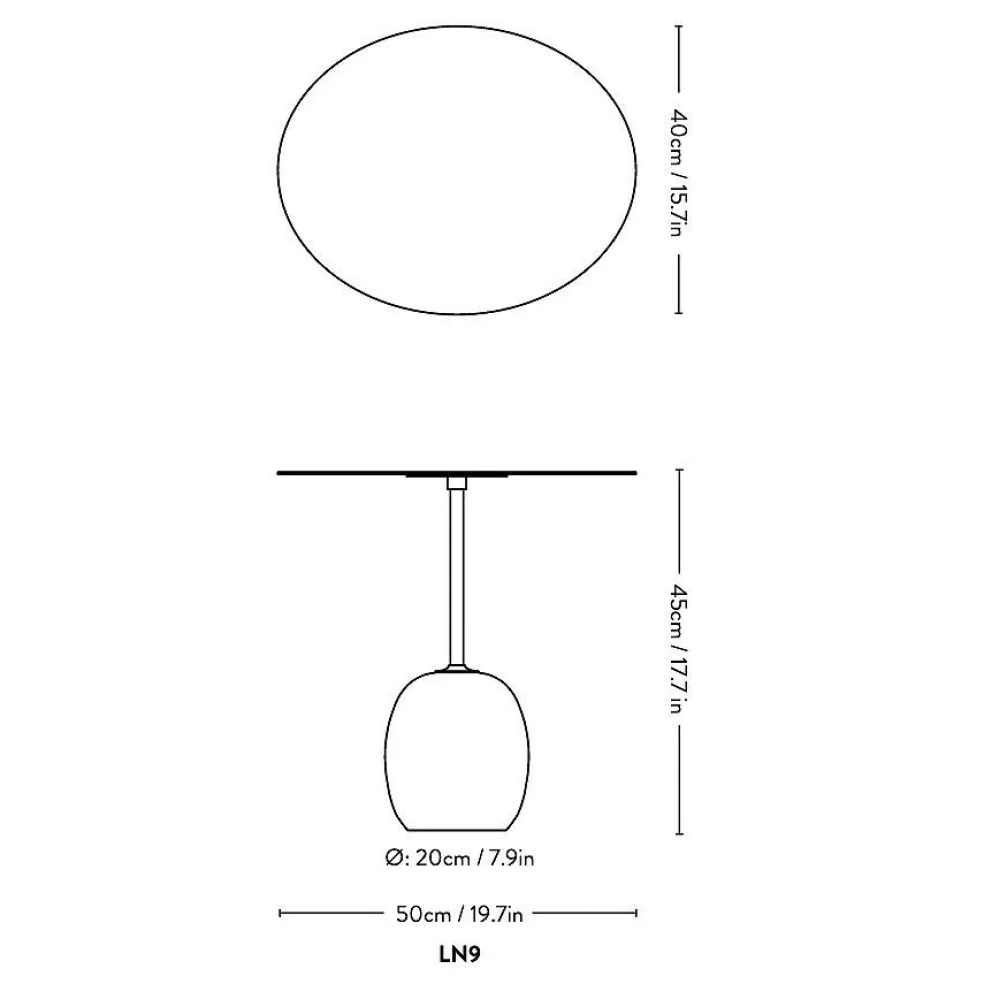 Lato LN9 Beistelltisch Platte Holz oval