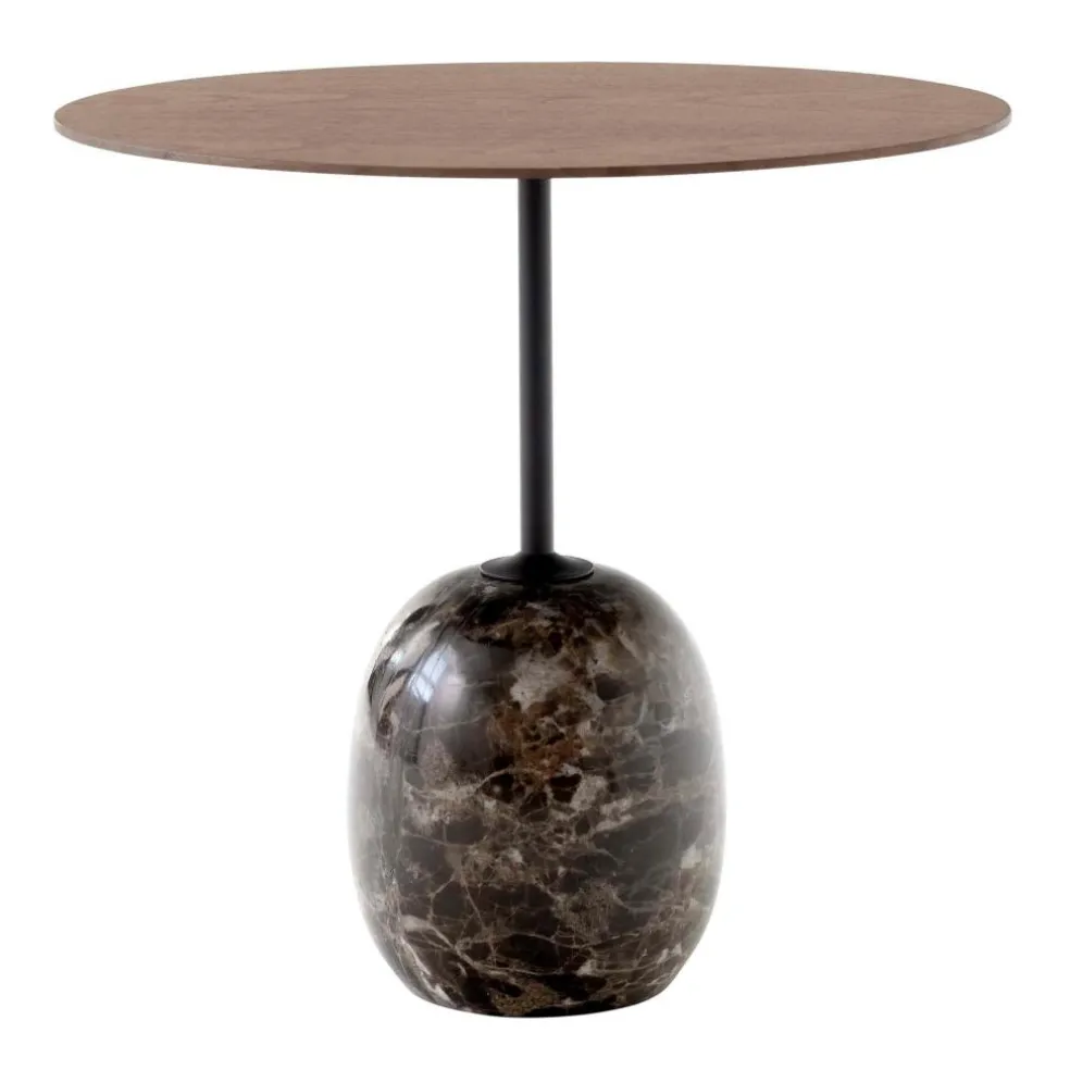 Lato LN9 Beistelltisch Platte Holz oval