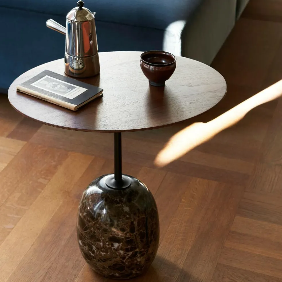 Lato LN9 Beistelltisch Platte Holz oval