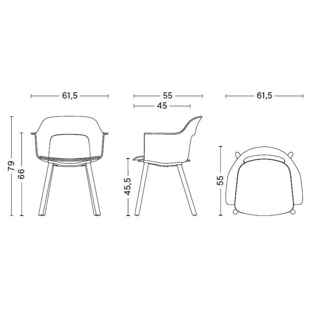 Layout 221 Armlehnstuhl