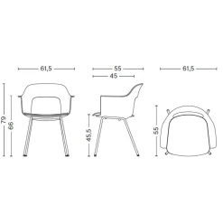 Layout 211 Armlehnstuhl