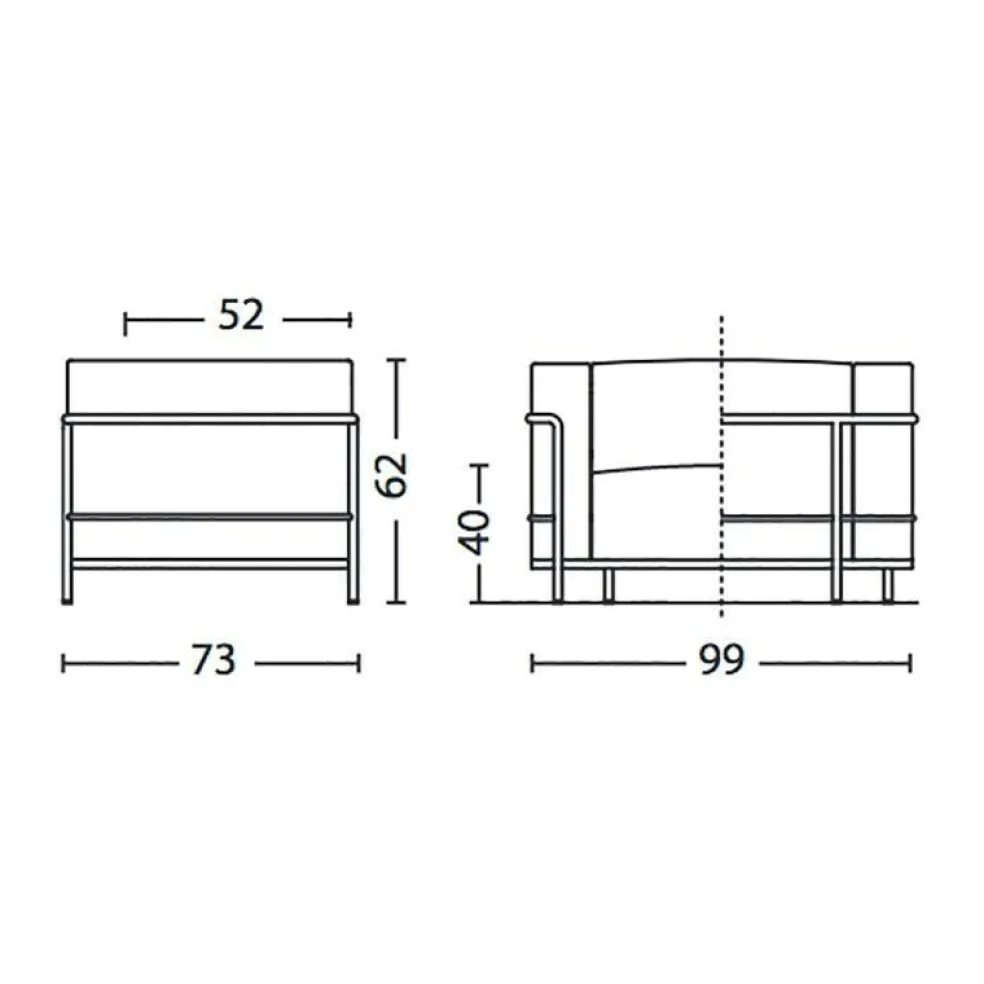 LC3 Fauteuil Grand Confort grand modèle