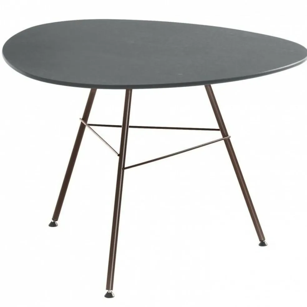 Leaf Garten Beistelltisch dreieckig H50