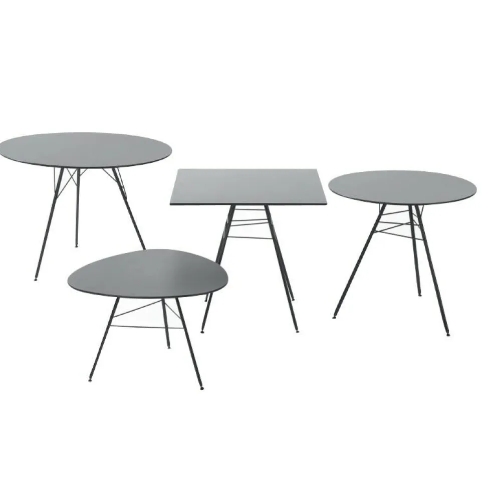 Leaf Garten Beistelltisch dreieckig H50