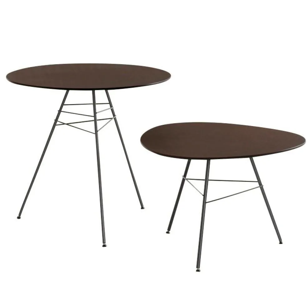 Leaf Gartentisch dreieckig H74