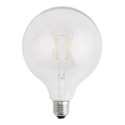 LED E27 GLOBE FILAMENT KLAR 2W