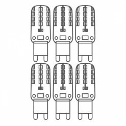 LED G9 PIN 2,2W 6er Set