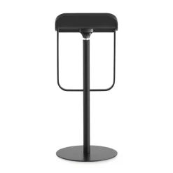 LEM S80 Barhocker Gestell Schwarz Sitzfläche Laminat
