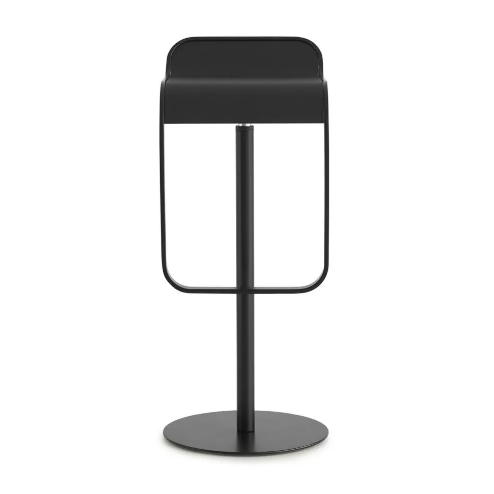 LEM S80 Barhocker Gestell Schwarz Sitzfläche Laminat