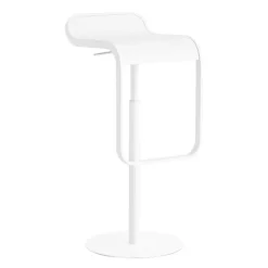 LEM S80 Barhocker Gestell Weiß 74-87cm