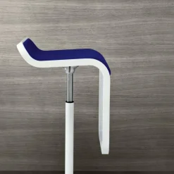 LEM S80 Barhocker Gestell Weiß 74-87cm