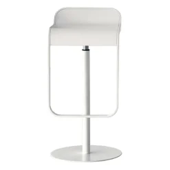 LEM S80 Barhocker Gestell Weiß 74-87cm