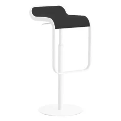 LEM S80 Barhocker Gestell Weiß 74-87cm