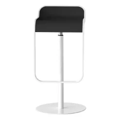 LEM S80 Barhocker Gestell Weiß 74-87cm