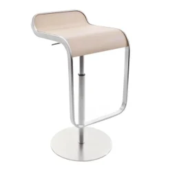 LEM S79 Barhocker Sitzfläche Eiche 63-75cm