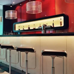 LEM S79 Barhocker Sitzfläche Eiche 63-75cm