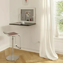 LEM S79 Barhocker Sitzfläche Eiche 63-75cm