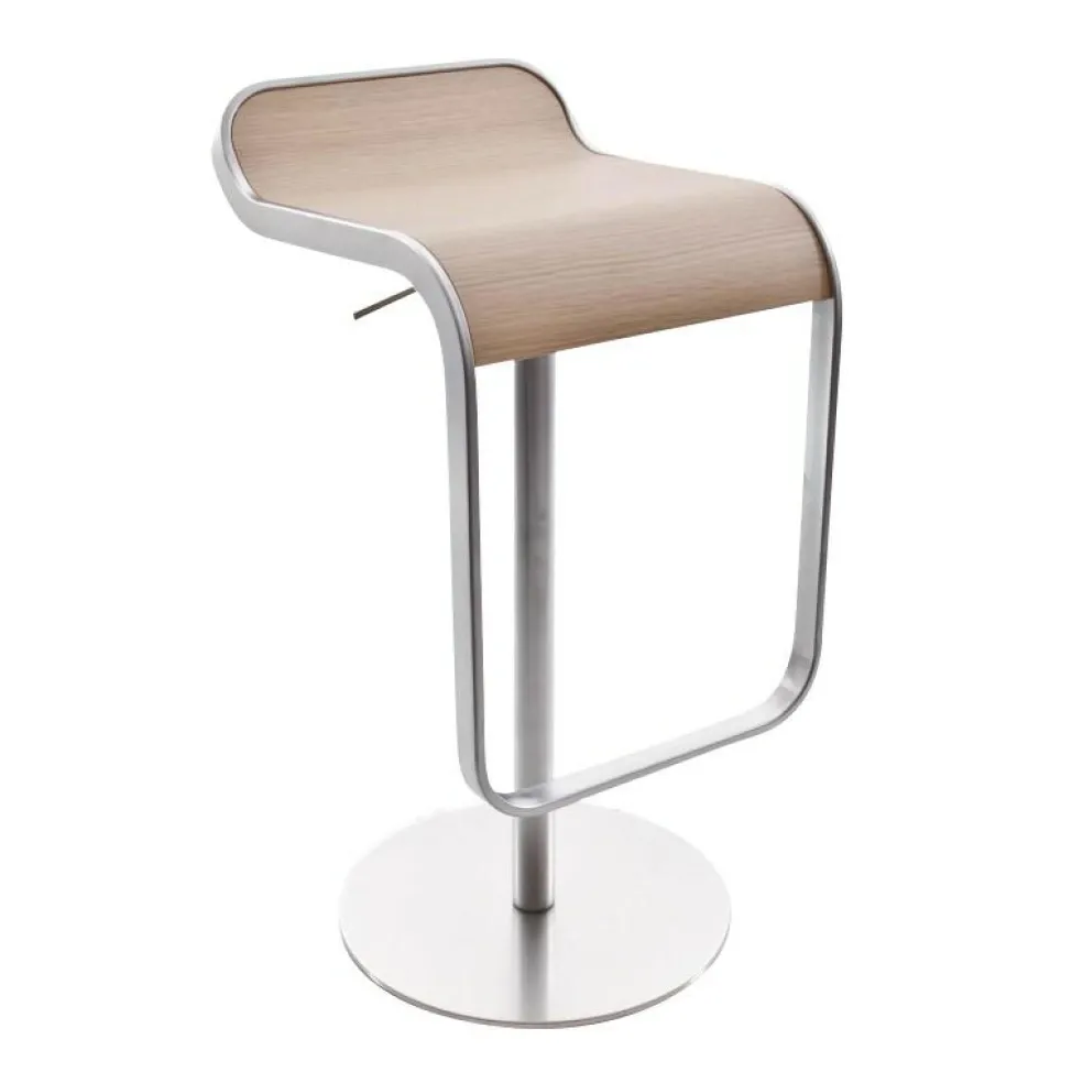 LEM S80 Barhocker Sitzfläche Eiche 66-79cm