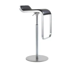 LEM S80 Barhocker Sitzfläche Leder 66-79cm
